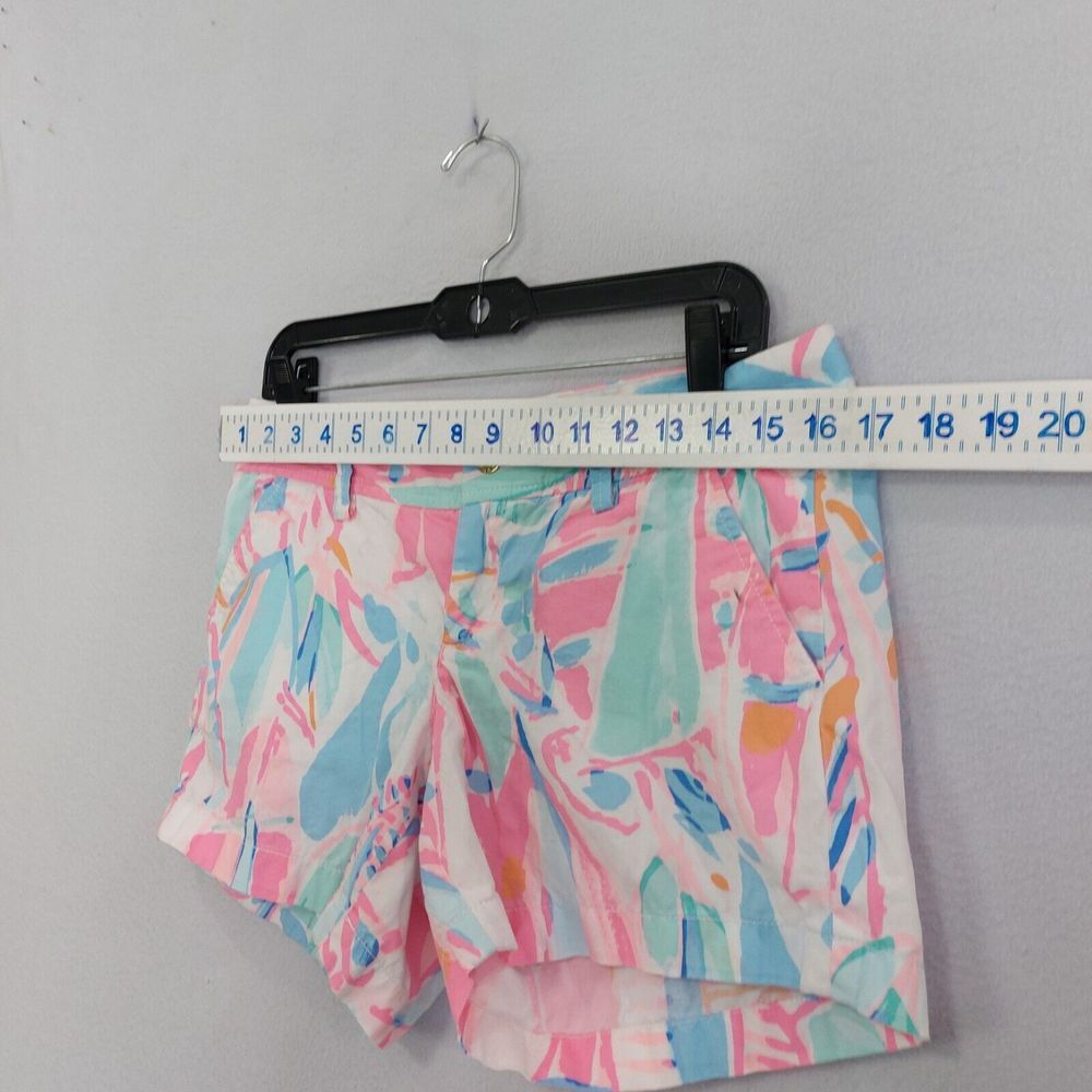 Lilly Pulitzer The Callahan Chino Short‎ Womens Size 4 Flat Cuffed Art Floral - Picture 6 of 10